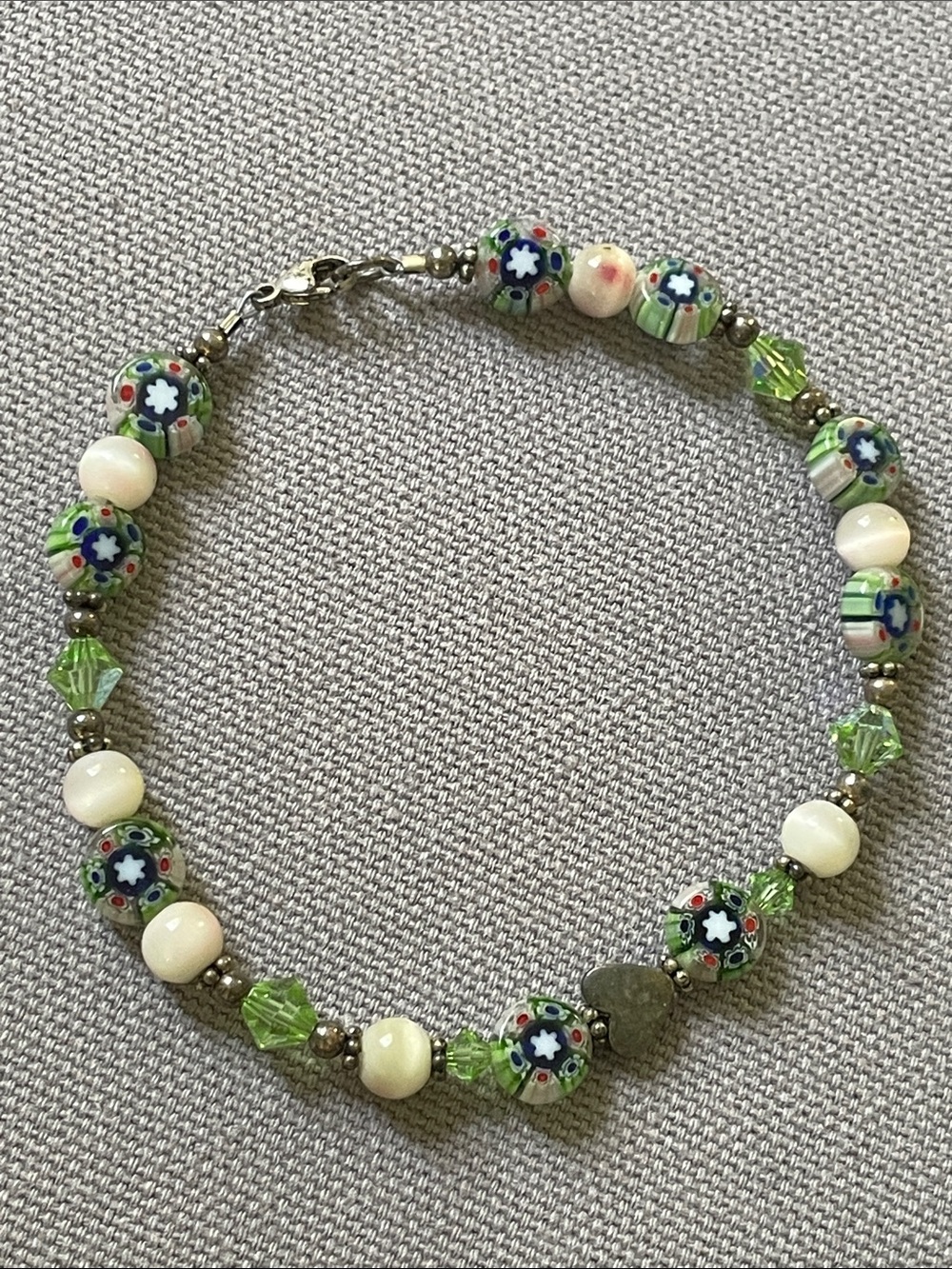 Millefiori Vintage 925 Bracelet